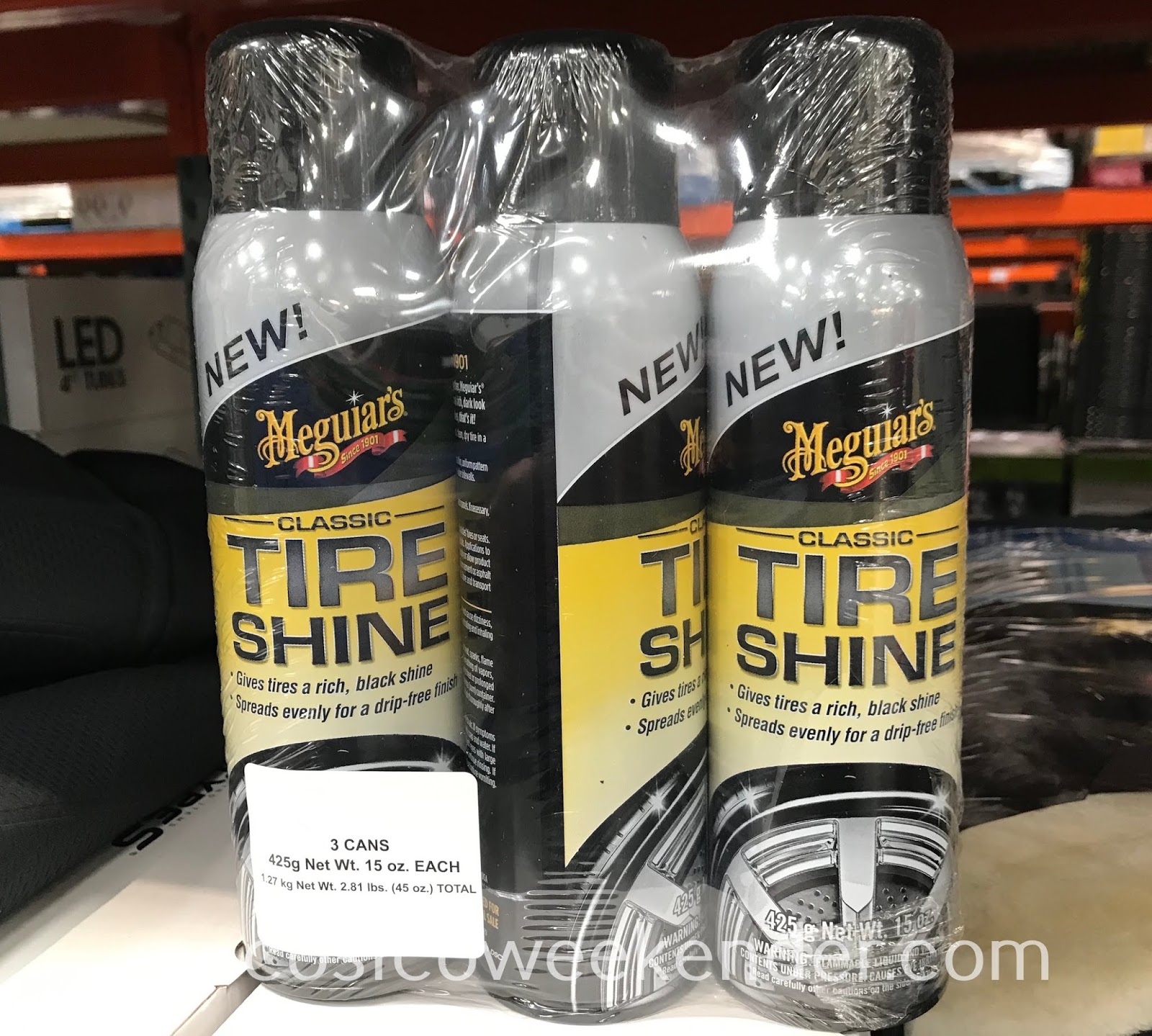 Meguiar's Classic Tire Shine (3 pack) Costco Weekender