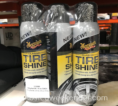 Make your tires shiny and look like new with Meguiar's Classic Tire Shine