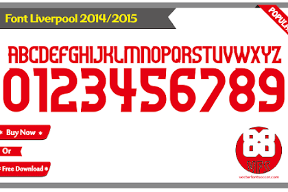 Font Vector Liverpool 2014 / 2015
