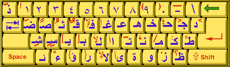 keyboard: Arabische Tastatur
