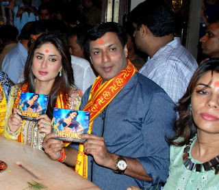 Kareena @ 'Heroine' Audio release at Siddhivinayak Temple