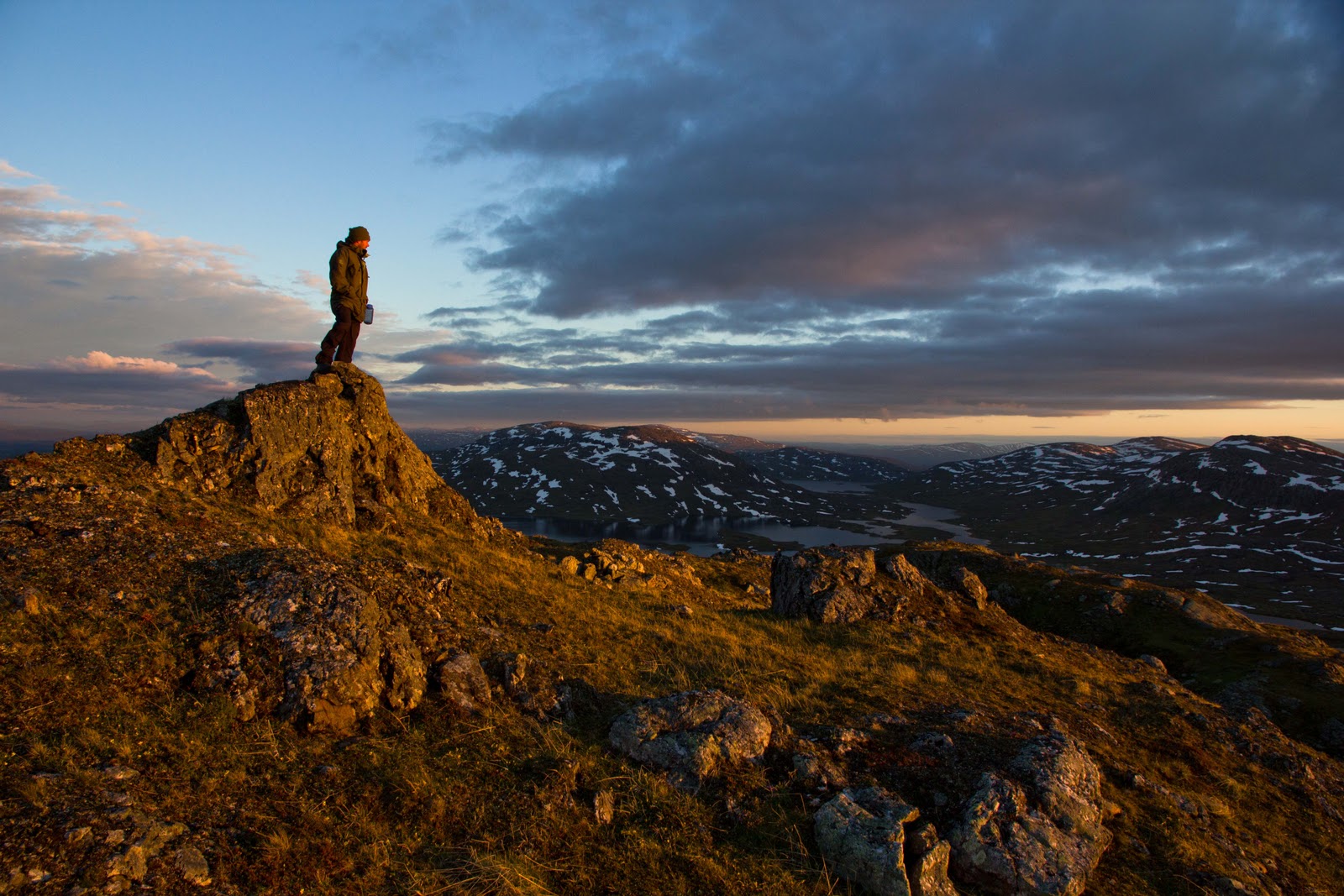 Villmannsliv: Landskapsbilde fra Børgefjell: