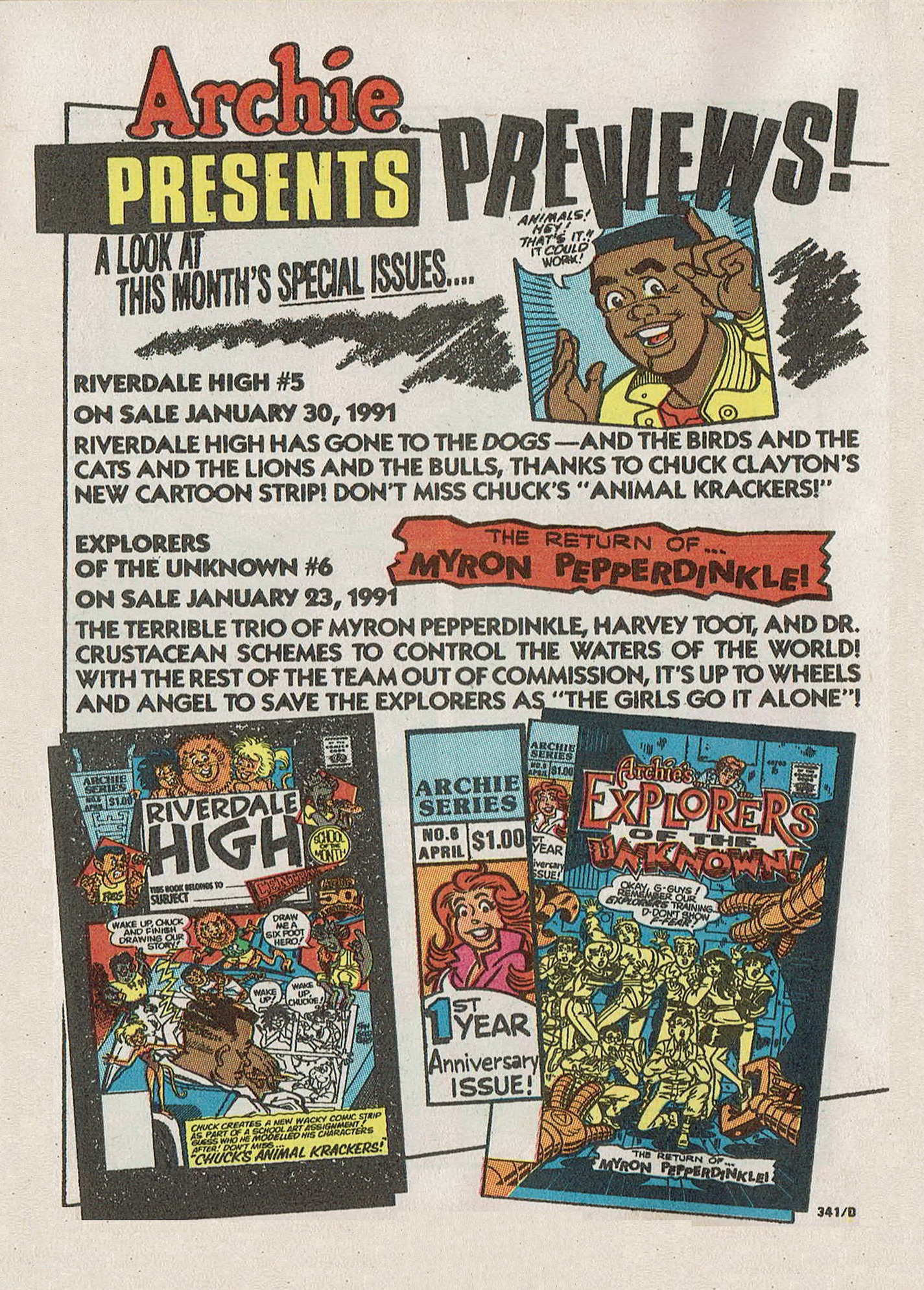 Read online Jughead Jones Comics Digest comic -  Issue #68 - 114