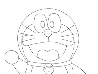 Cara Mudah Membuat Gambar Doraemon