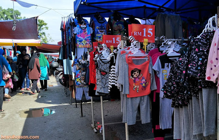Baju kanak-kanak murah Pasar Kemboja Parit Buntar