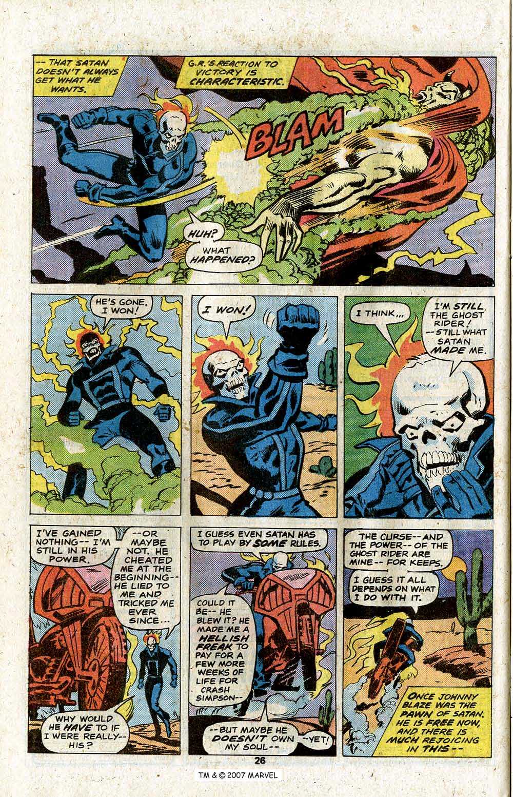 Read online Ghost Rider (1973) comic -  Issue #19 - 28