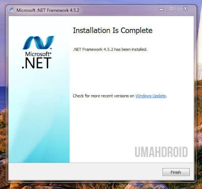 Install Net Framework 4.5 di Windows 7