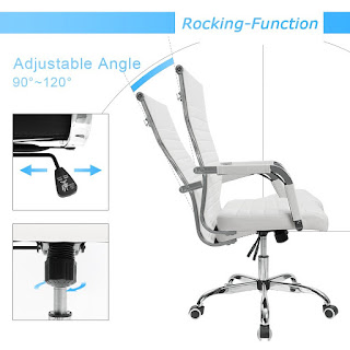 Mechanism for adjusting angle white office chair