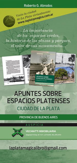 NUEVO LIBRO SOBRE ESPACIOS VERDES EN LA PLATA