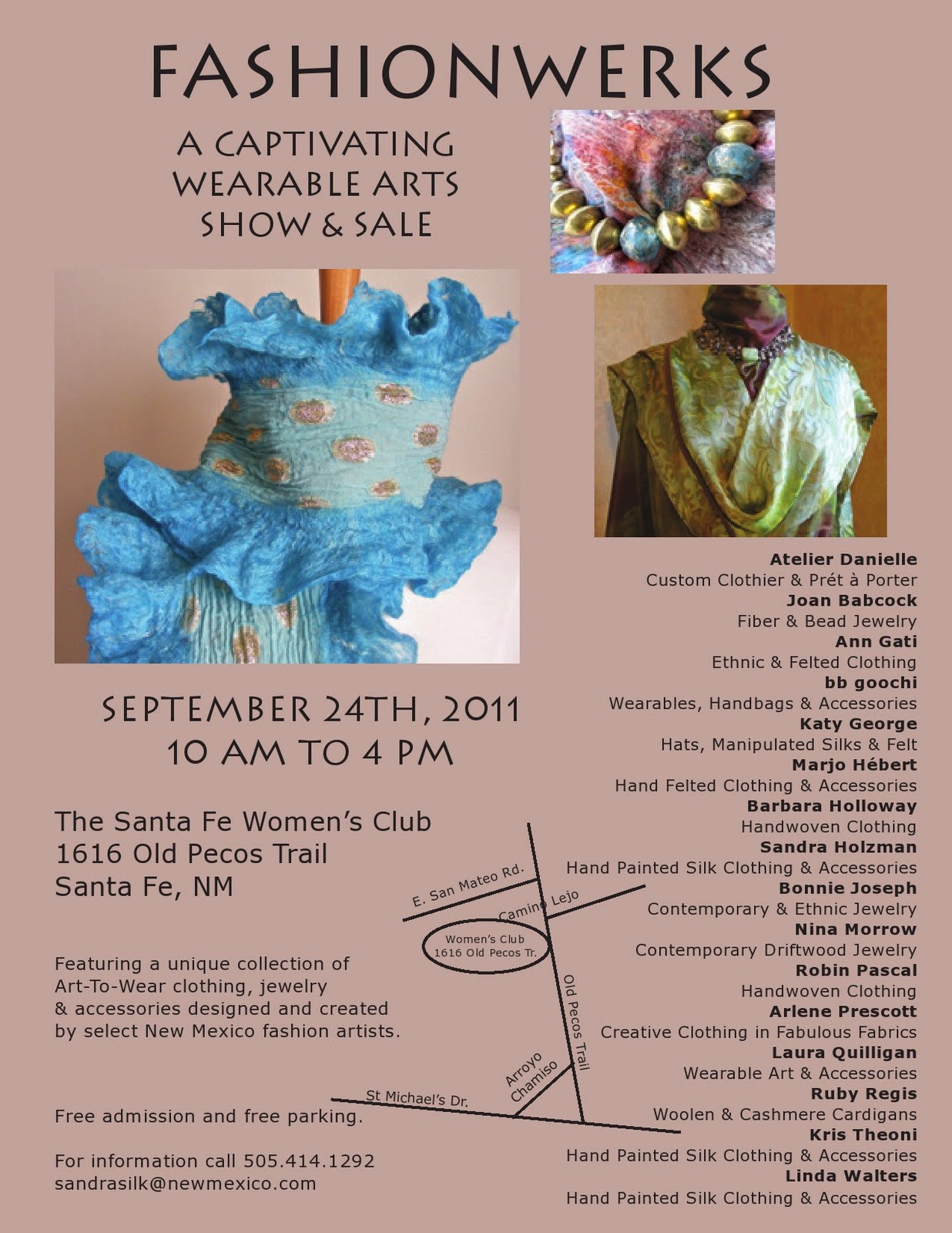 Improv Cloth Contemporary Art to Wear First Annual Art to Wear Show, Santa Fe, New Mexico