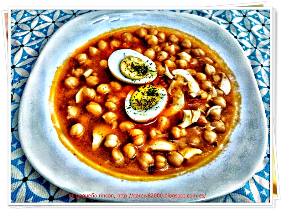 Garbanzos con huevo duro Cocina