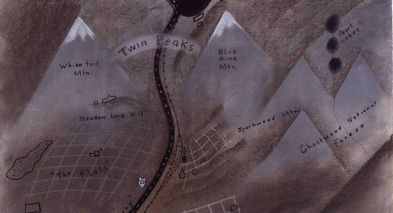 Твин пикс карта города