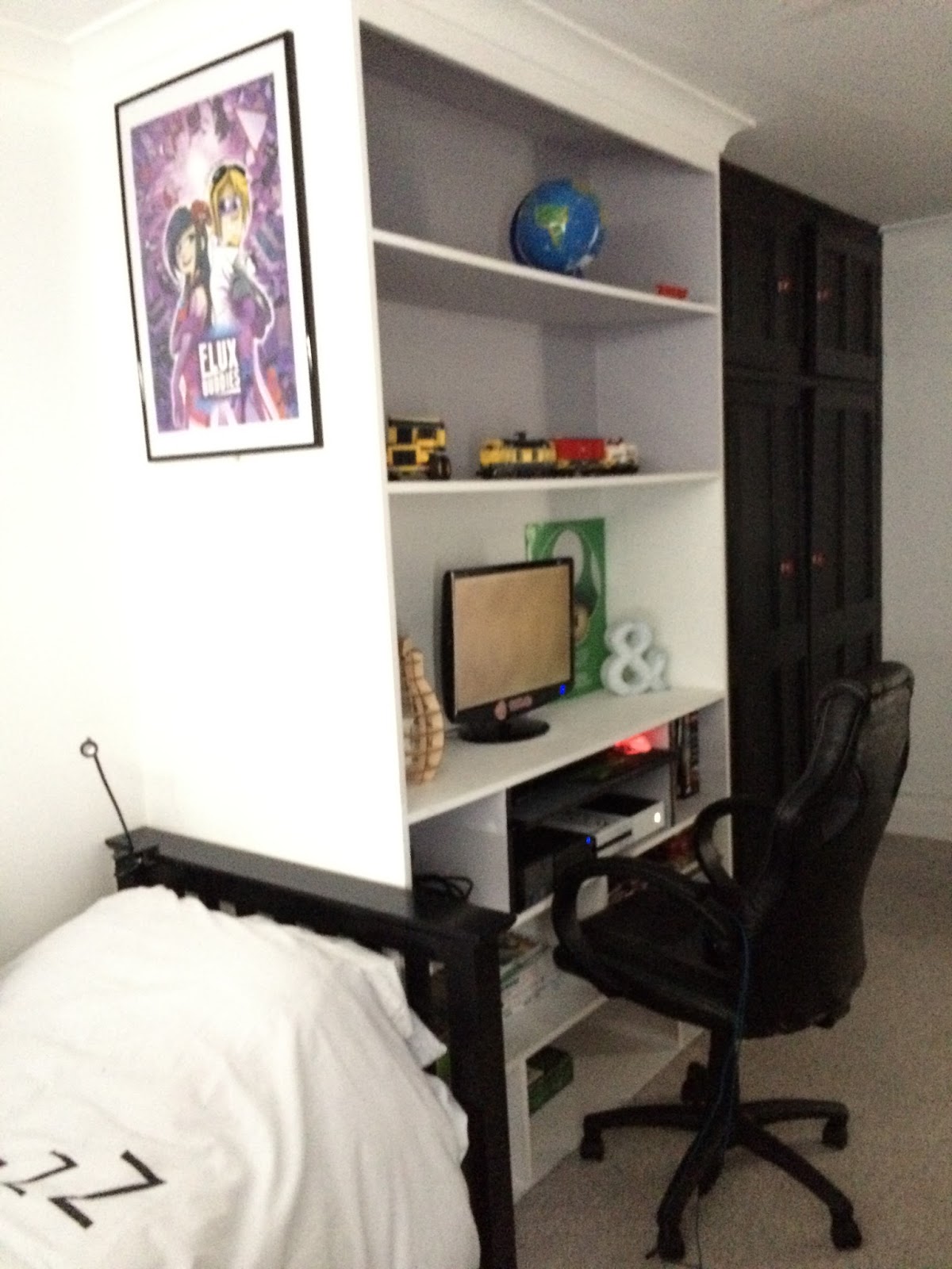 The boys bedroom before & after the white approach