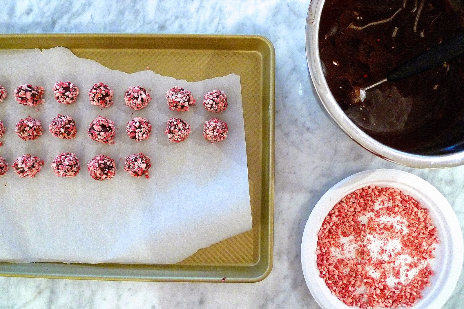 siriously delicious Dark Chocolate Peppermint Truffles