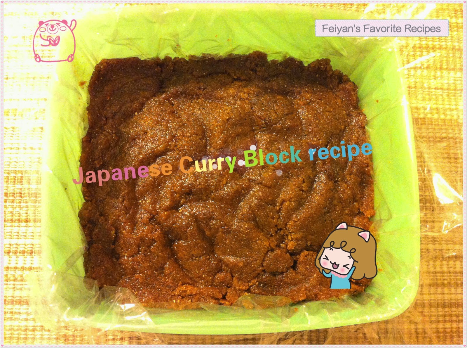Feiyan's Favorite Recipes Homemade Japanese Curry Block und Curry Rice