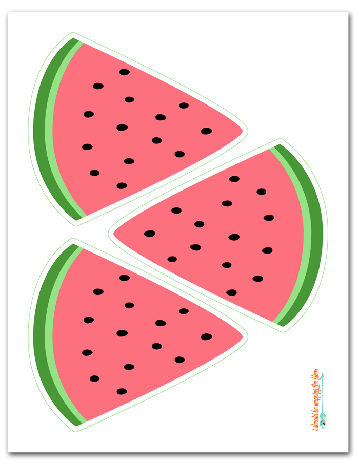 i should be mopping the floor Free Printable Watermelon Banner