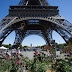 Paris : la tour Eiffel derrière un mur de verre