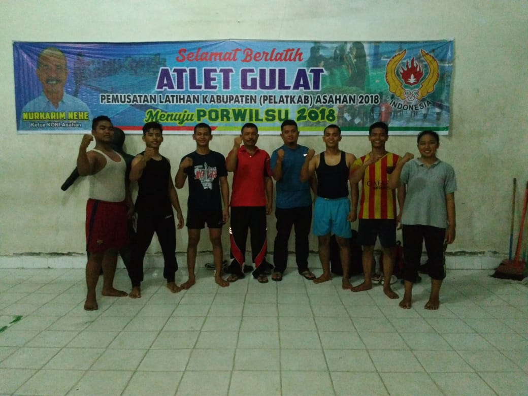 Atlet gulat Asahan ditengah persiapan saat berlatih jelang Porwilsu yang dilaksanakan di Tanah Karo. Atlet gulat Asahan ditengah persiapan saat berlatih jelang Porwilsu yang dilaksanakan di Tanah Karo.