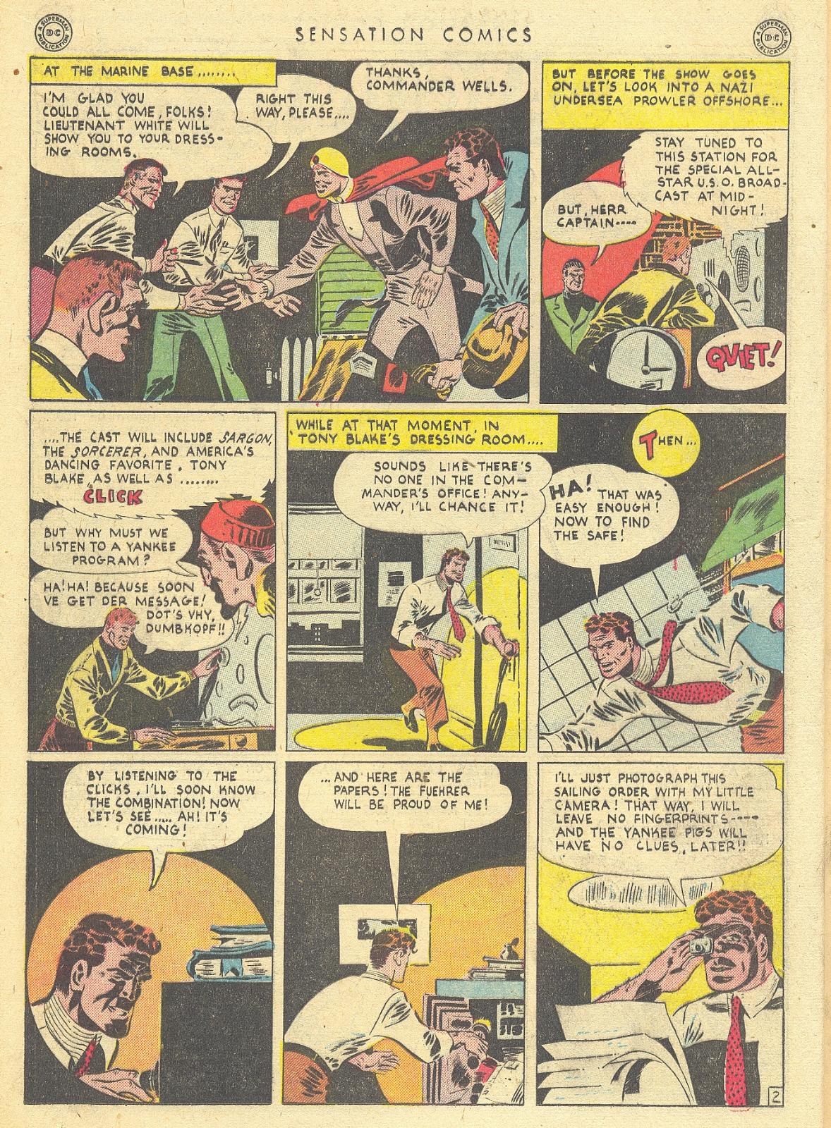 Read online Sensation (Mystery) Comics comic -  Issue #35 - 18