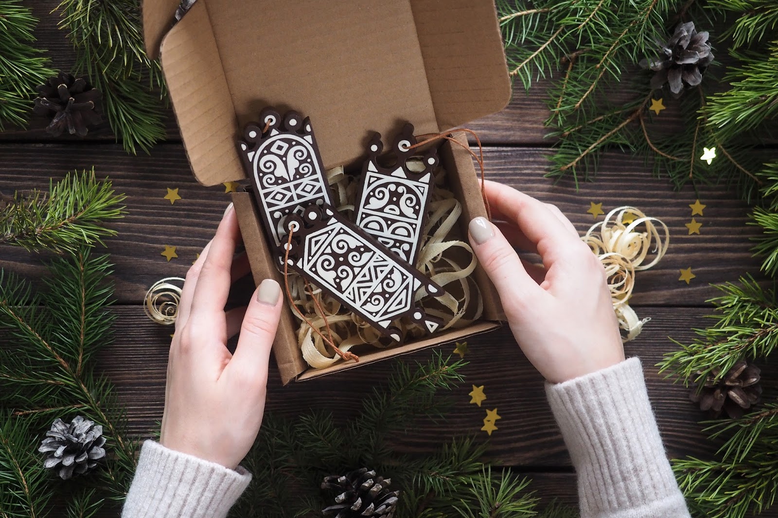 Handmade Christmas Ornaments on Packaging of the World Creative