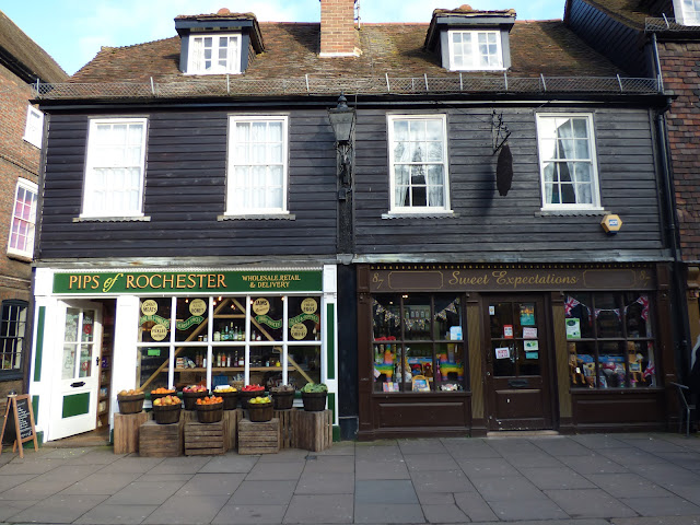 Shops on Rochester High Street, Kent Shops on Rochester High Street, Kent