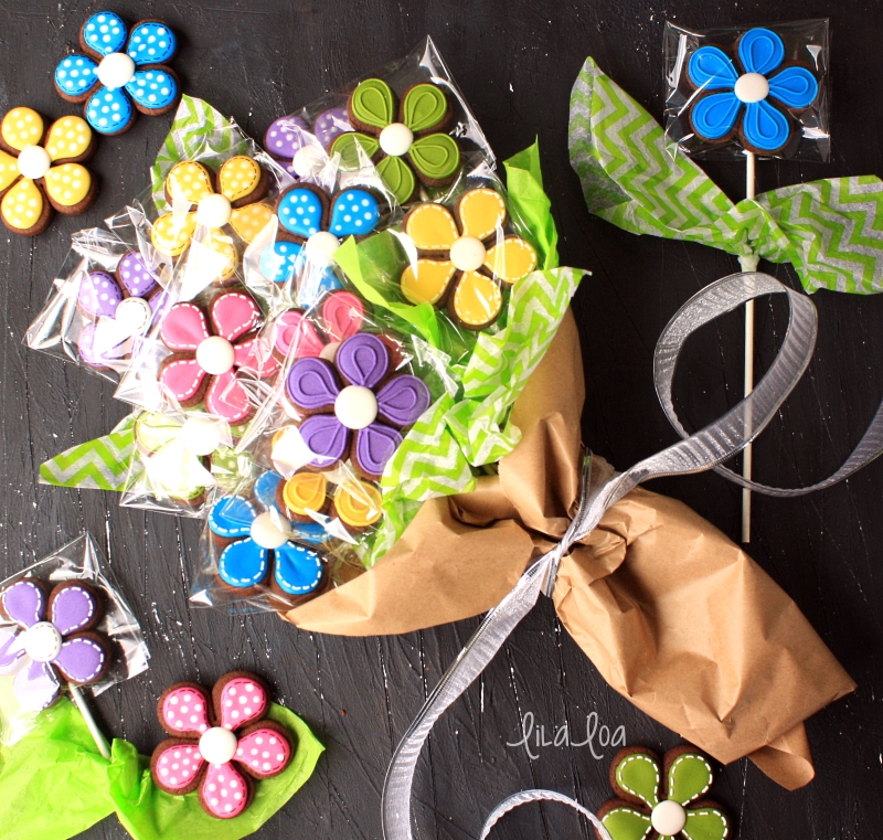 Gluten Free Cookies and Flower Bouquets for Mother's Day!!