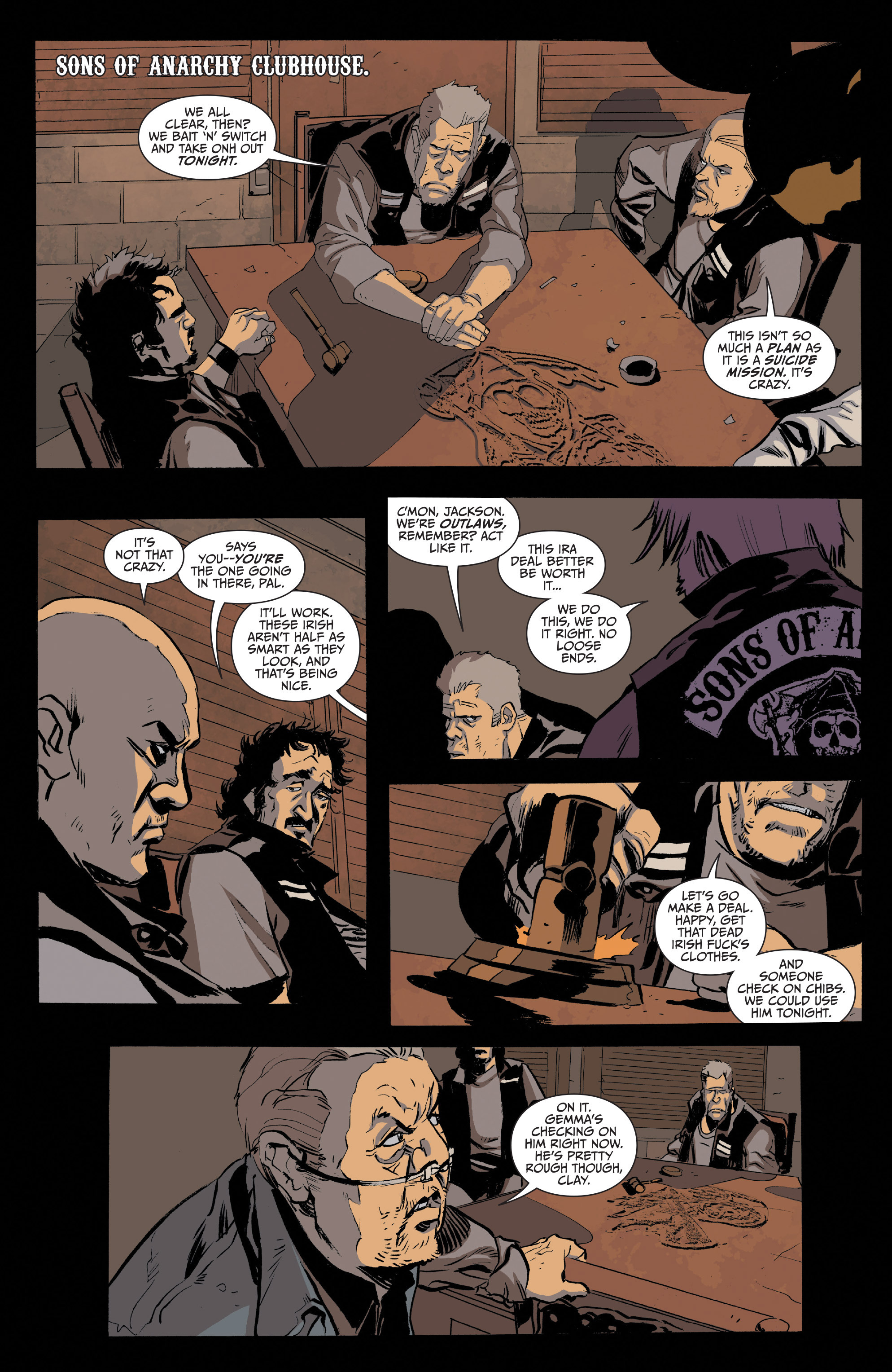 Read online Sons of Anarchy comic -  Issue #24 - 9