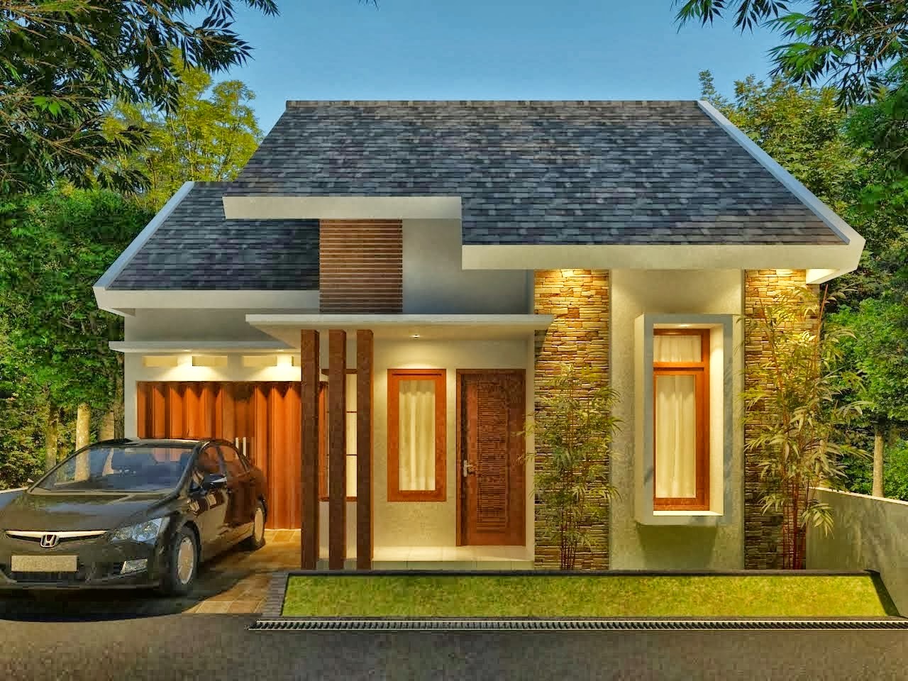 60 Desain Rumah  Minimalis  Modern  1  Lantai  Desain Rumah  Minimalis  Terbaru 