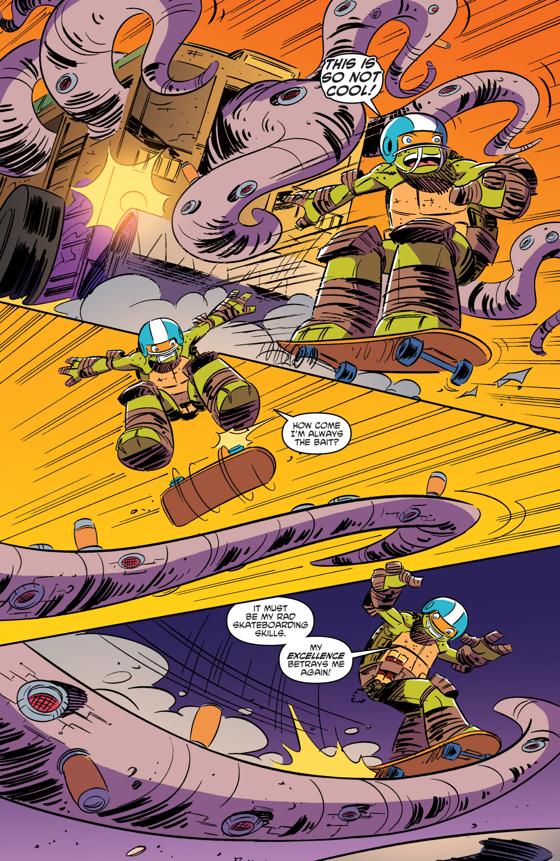Read online Teenage Mutant Ninja Turtles New Animated Adventures comic -  Issue #6 - 16