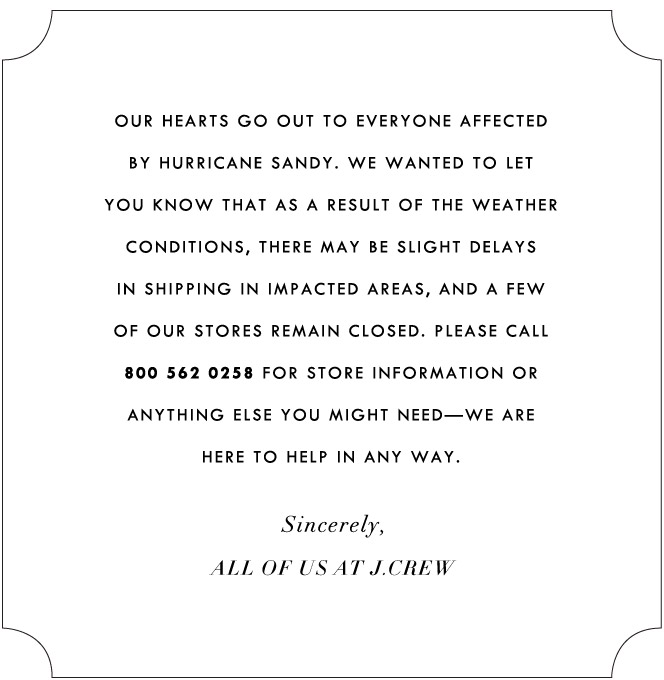 J.Crew Aficionada J.Crew + Madewell Shipping {delays!}