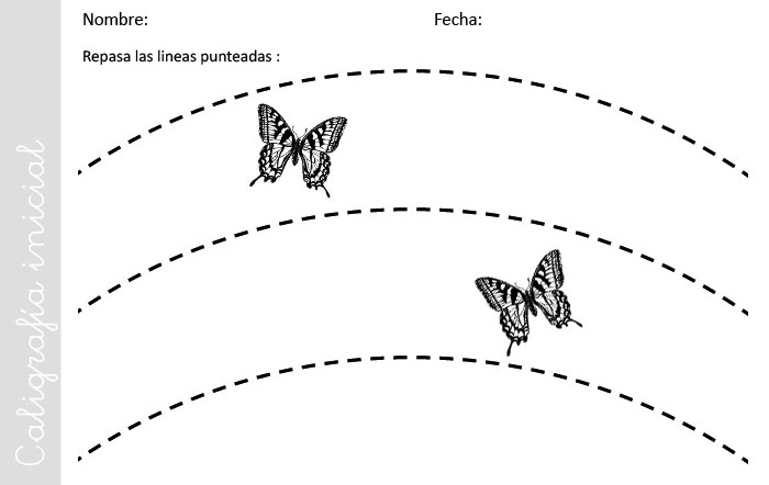 INFANTILES DE ANA V.: GRAFOMOTRICIDAD: TRAZO CURVO