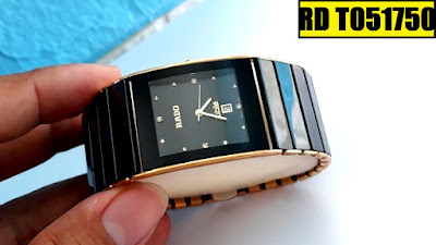 Đồng hồ nam mặt vuông Rado T051750 Đồng hồ nam mặt vuông Rado T051750
