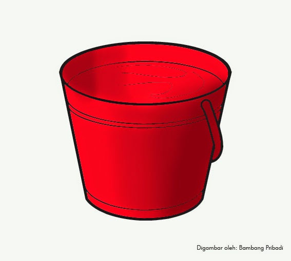Mewarnai Gambar Ember Merah ~ belajar menggambar dan mewarnai