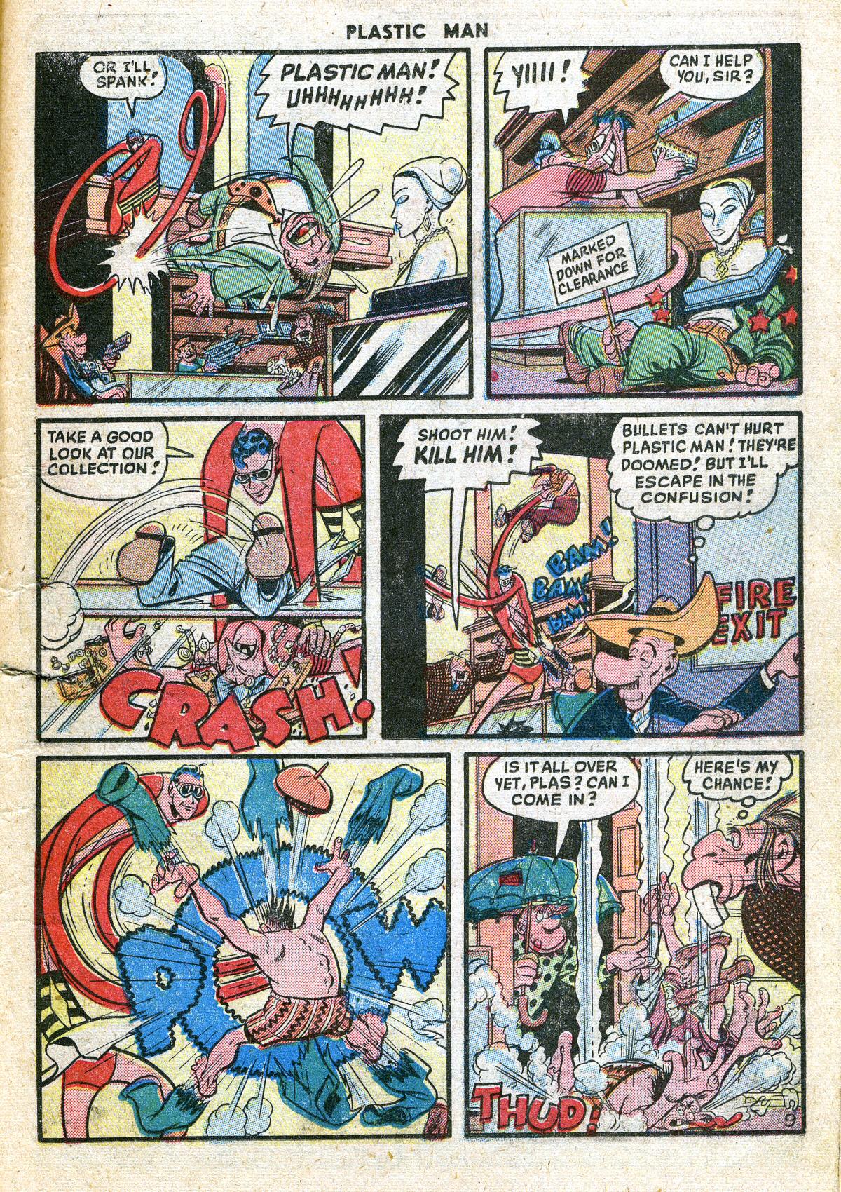 Read online Plastic Man (1943) comic -  Issue #19 - 11