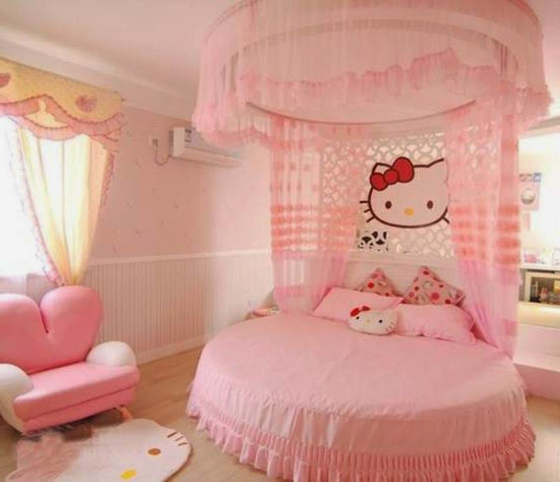 Kumpulan Gambar Desain Cantik Kamar Hello Kitty Si Gambar