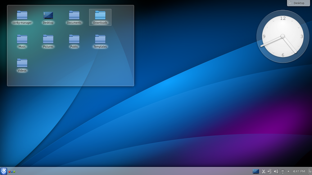 Kubuntu 14.04 LTS desktop