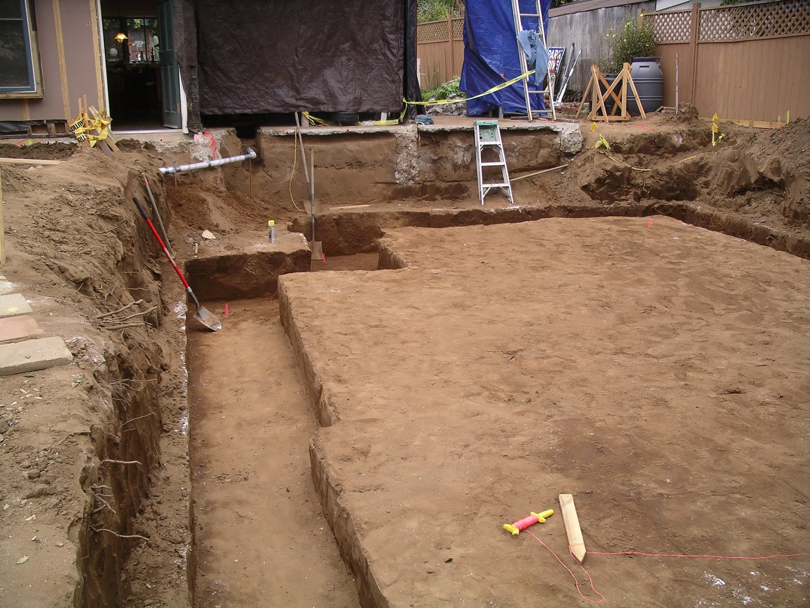 Home Remodeling Step By Step Step 8 Digging the Footing