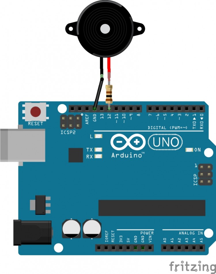 Bài 6 Tạo âm thanh (Còi) bằng Arduino
