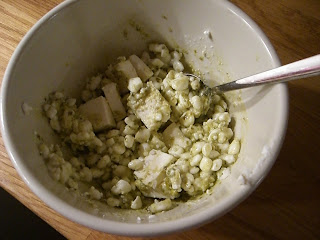 pestokeso - Pestokeso med fetaost som en god röra