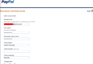 Cara Mendaftar Paypal Cara Mendaftar Paypal