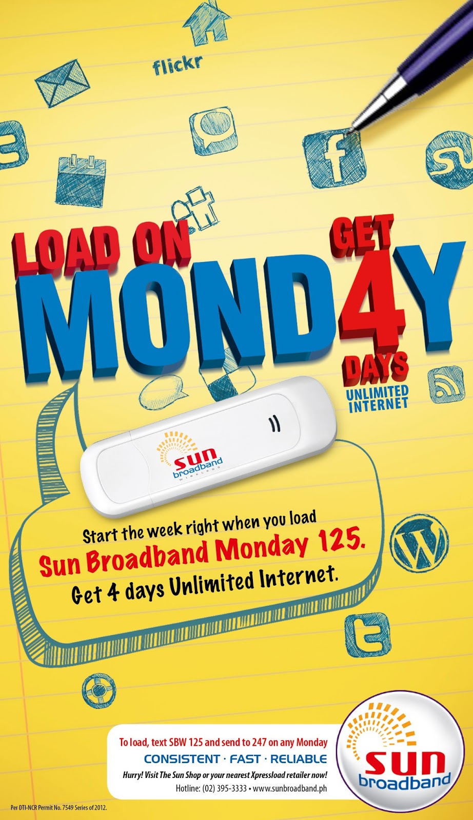 Sun Broadband Monday 125