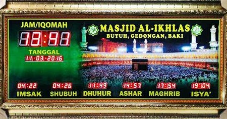 Jadwal Imsakiyah Bulan Puasa Ramadhan Hari Ini Depag 1439 