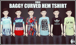 одежда -  The Sims 4: Детская одежда - Страница 3 Img_cuCurvedHemTee_001