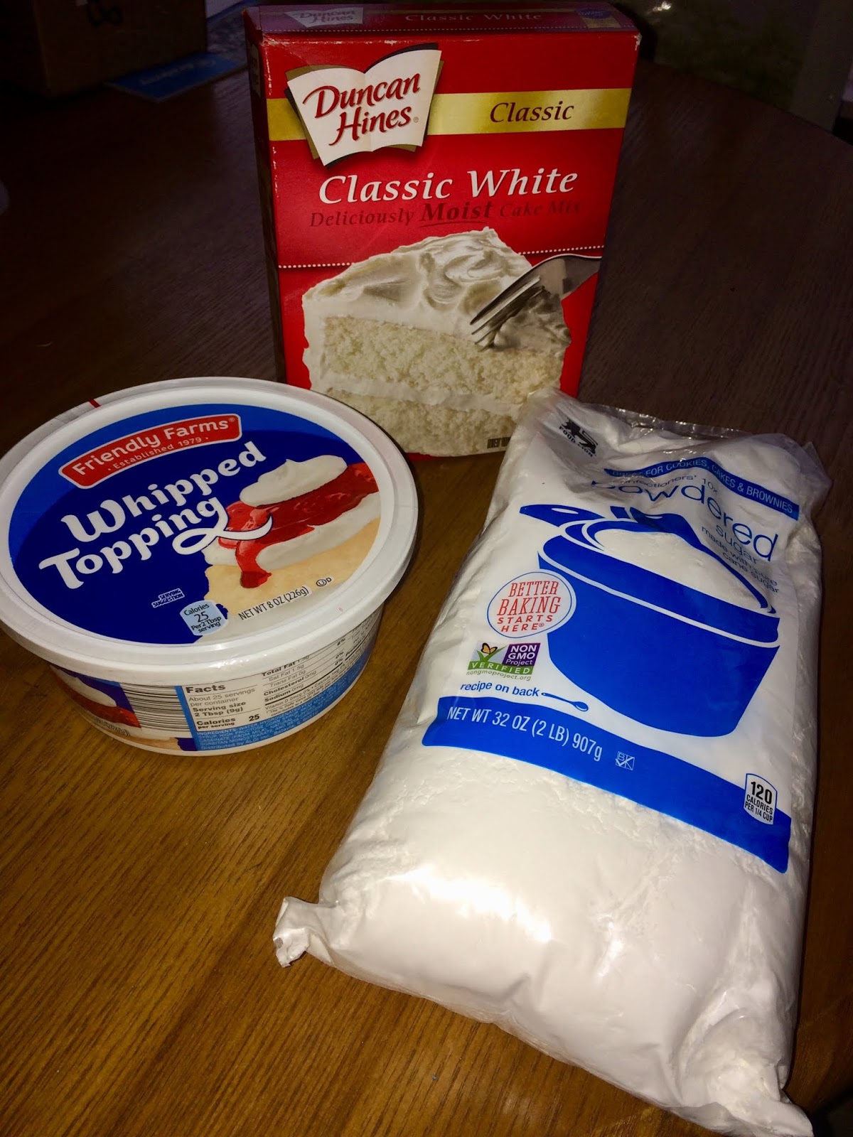 Cool Whip + Powdered Sugar = A Delicious and Messy Treat! Mommy's