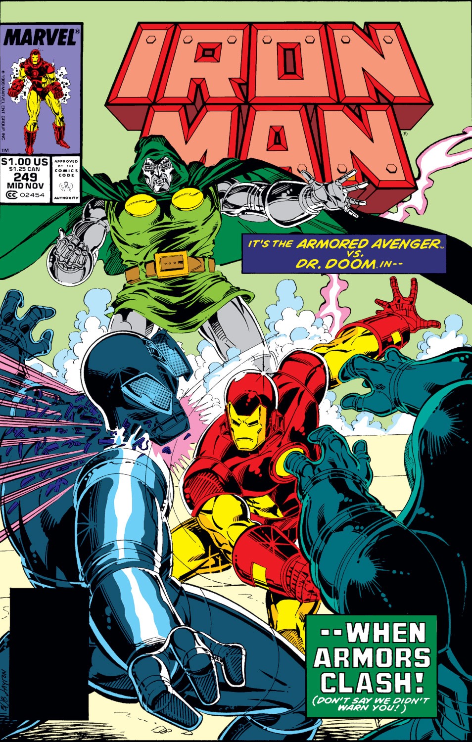 Read online Iron Man (1968) comic -  Issue #249 - 1