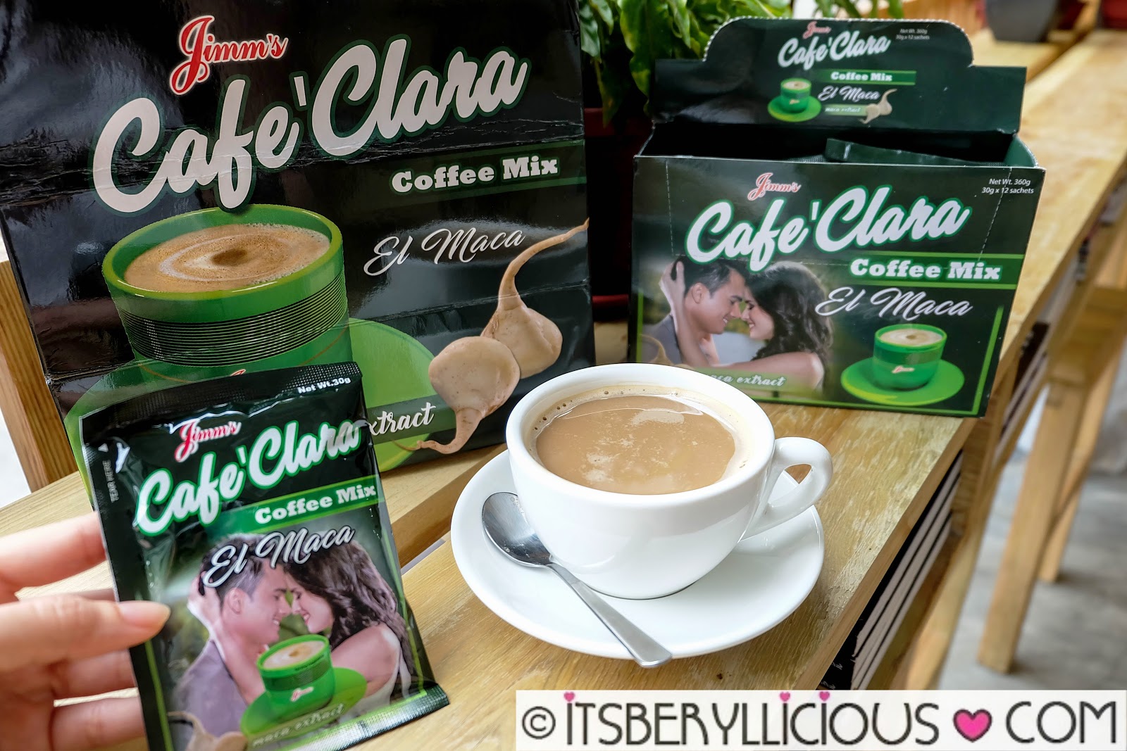All New Jimm's Cafe Clara with El Maca Extract Instant Coffee Mix