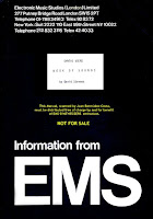 INFORMATION FROM EMS