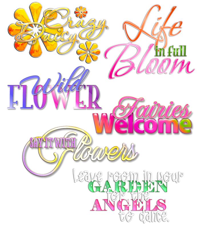 Flower Words