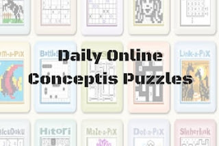 Daily Online Conceptis Puzzles