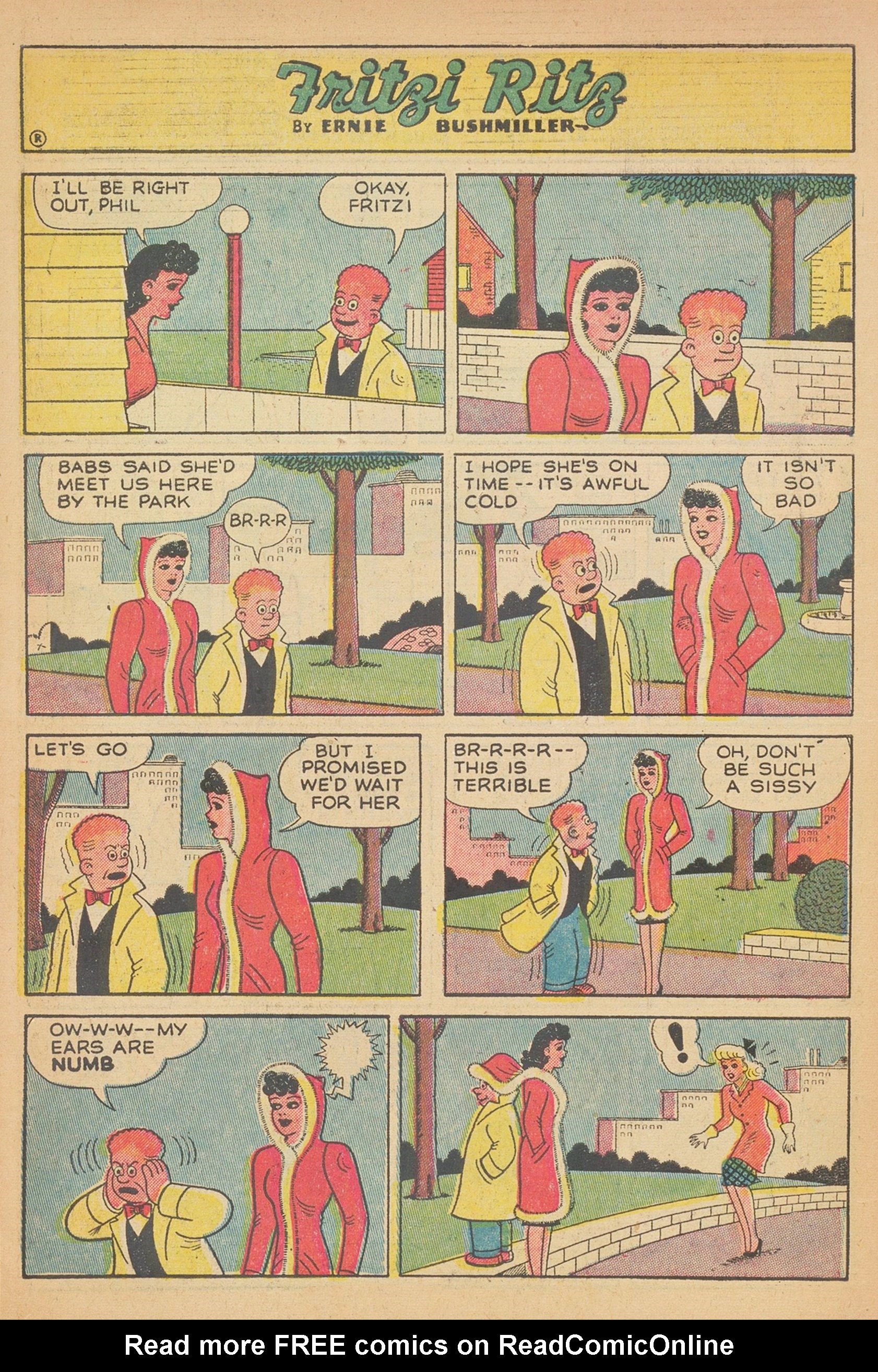 Read online Fritzi Ritz (1953) comic -  Issue #37 - 3